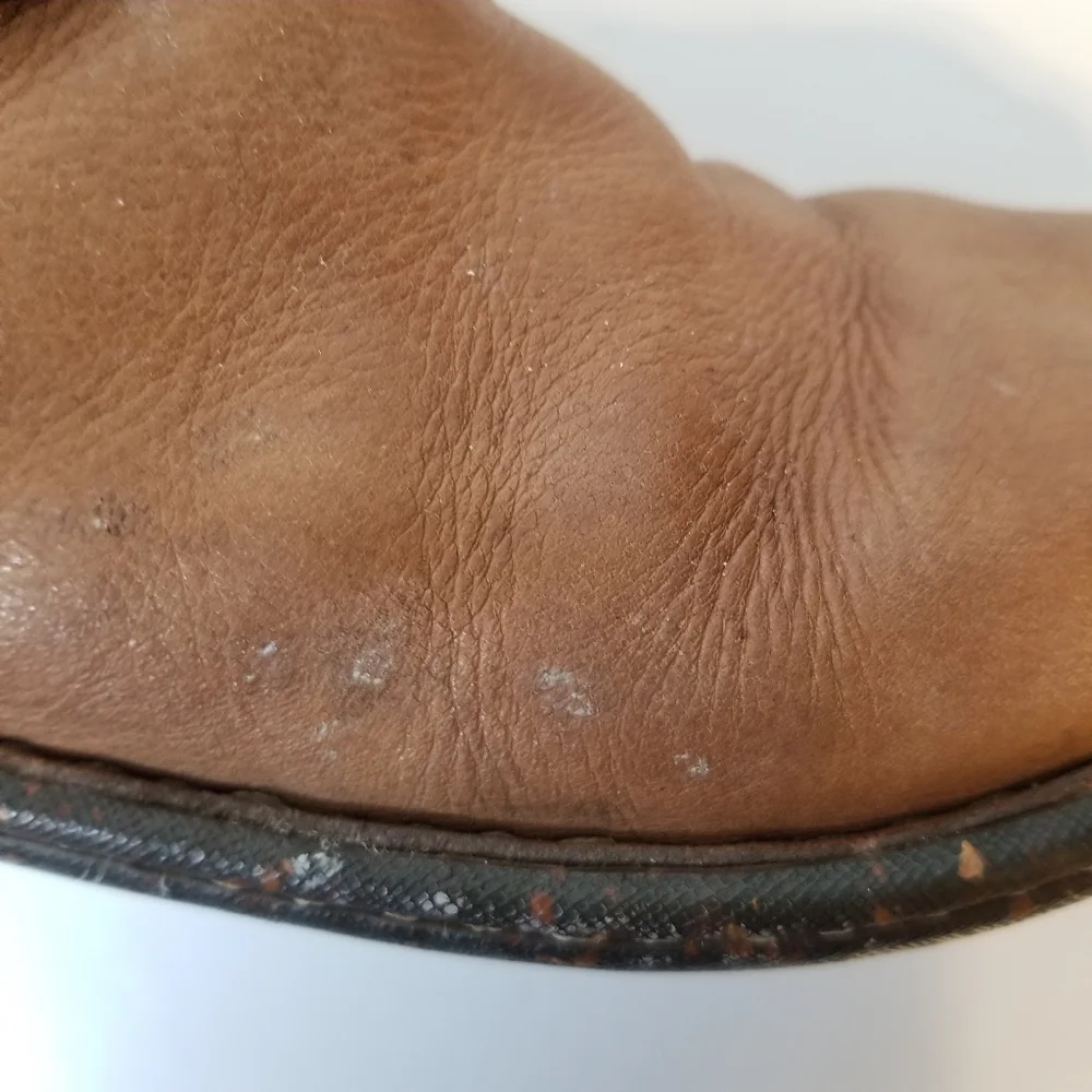 UGG Caspia Leather Sheepskin Fur Lined Lace Up Boots